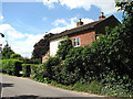 Red-brick cottages on Church Road