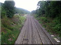 South Wales main line near Llanharan