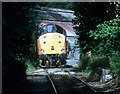 Cement train shunts at Moorswater sidings