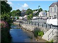 Afon Cefni and market, Llangefni