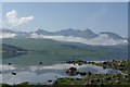 NN0739 : Ben Cruachan & Loch Etive from Barrs by Leslie Barrie