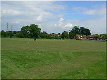 SU6559 : Village Cricket Field by Mr Ignavy
