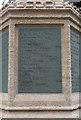 Prestbury war memorial - south eastern face