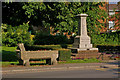 Drinking trough and War Memorial