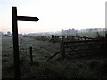 Signpost for Belchester and the Oak Strip