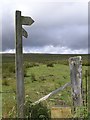 Signposts onto common land