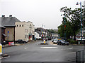 Tesco roundabout, High Street Porthmadog