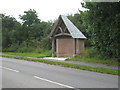 Unusual bus shelter on the B3297