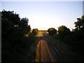 Railway line towards Wolverhampton