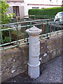 Belfast Boundary marker at Knock river bridge, Cherryvalley