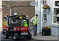 NT5433 : Melrose in Bloom squad at work by Walter Baxter