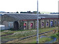 Old goods yard building at Bolton Junction