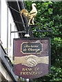 Sign for the Bank of Friendship