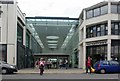 Entrance to Royal Priors shopping centre