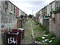 Back street off Accrington Road