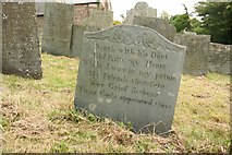 SS4728 : Epitaph to William Causey by Richard Croft