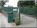 Boscombe: railway footbridge