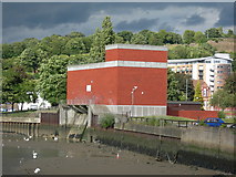 TQ7568 : Rats Bay Pumping Station, The Eye and Fort Amherst, Chatham by Danny P Robinson