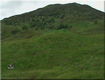 NH1912 : Bhrutach nan Uamh with moraine mound  in foreground by ian shiell