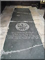 Memorial on floor of St Magnus-the-Martyr