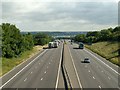 M1 North from Cliff Road Bridge