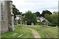 North Bovey:  in the churchyard