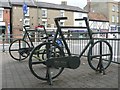 Biggleswade: cycle-shaped cycle racks