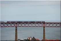 NT1380 : Train crossing the Forth Bridge (3) by Paul McIlroy