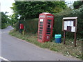 Telephone kiosk at Fulford (Farmers Arms Crossroads)