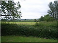 View across the fields from the rear of West Bagborough village hall