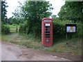 Telephone kiosk at Tolland