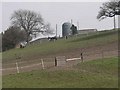 View across the horse paddock towards Cliffe Farm