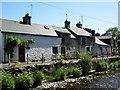 An unusual range of terraced cottages on the banks of Afon Brennig, Tregaron