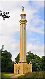 SP6737 : Lord Cobham's Pillar, Stowe by Dr Richard Murray