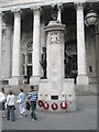 War memorial outside The Royal Exchange