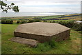 WW2 pillbox at Swyre overlooking Chesil Beach