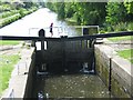 Walking Across The Lock Gates