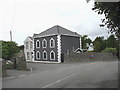 Chapel-like house at the crossroads in Llanddaniel-Fab