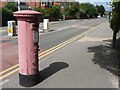 SZ1392 : West Southbourne: postbox № BH6 126, Beaufort Road by Chris Downer