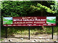 Settle Railway Station, Sign