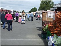 H4374 : Monday Market, Omagh by Kenneth  Allen