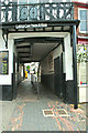 Covered carriageway at Talbot Hotel leading to Talbot Square