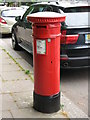 "Anonymous" (Victorian) postbox, Daleham Gardens, NW3