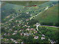 Church Stretton from the air