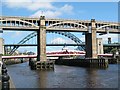 NZ2563 : Bridges of Newcastle by Lis Burke