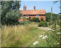 Cottages near the church in Hemley