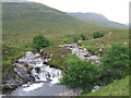 NH1674 : Waterfall near Loch a Bhraoin by David Brown