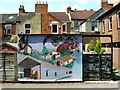 Wall painting, rear of Tennyson Street, Swindon