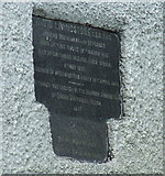 NS6958 : David Livingstone plaque by Thomas Nugent