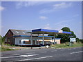 Closed petrol station on A603